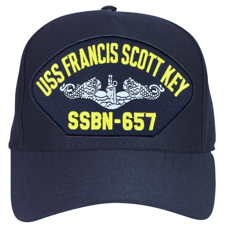 - USS Francis Scott Key SSBN-657 ( Silver Dolphins ) Submarine Enlisted Cap