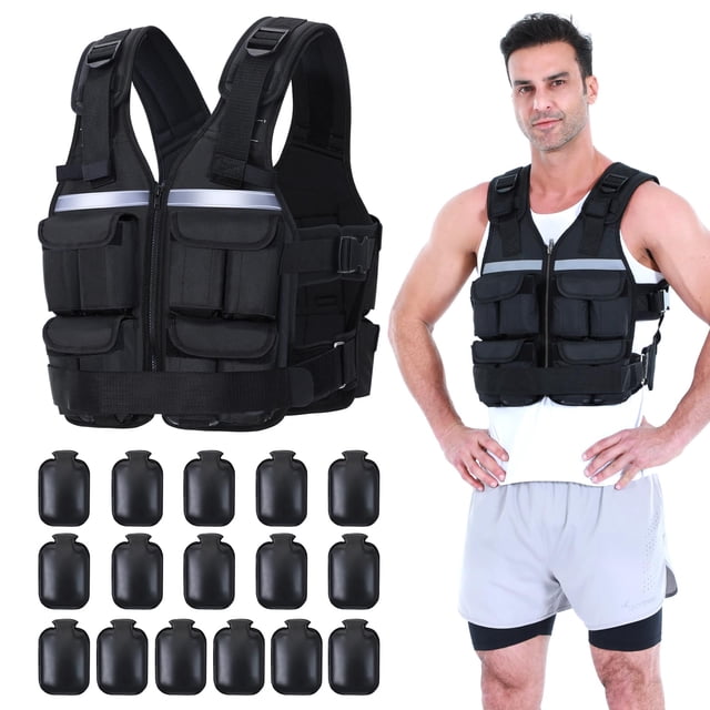 Chaleco Sportneer pesado de 1 kg a 18 kg para hombres y mujeres
