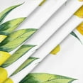 thumbnail image 4 of Lemon Leaf Round Table Cover with Elastic Edge - Fitted Waterproof Wipeable Tablecloth for Kitchen Dining Party & Holiday - Fits 40-44 In Round Plastic Table, 4 of 6