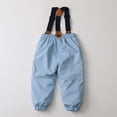 thumbnail image 5 of Hotiary 2-6Y Toddler Baby Boys Girls Winter Warm Thicken Bib Pants Windproof Ski Snow Pant With Pockets, 5 of 8