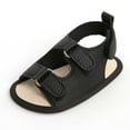 thumbnail image 3 of Baby Boys Girls 2 Straps Summer Dress Sandals Soft Sole First Walker Newborn Shoes, 3 of 5