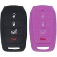 thumbnail image 1 of WEIBISS 2 Pack 4 Buttons Rubber Silicone Smart Key Cover Case Shell Fob Holder Bag Keyless Protector Fit for 2019-2020, 1 of 5