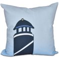 thumbnail image 1 of Simply Daisy 16" x 16" Safe Harbor (Navy One) Geometric Print Outdoor Pillow, 1 of 1