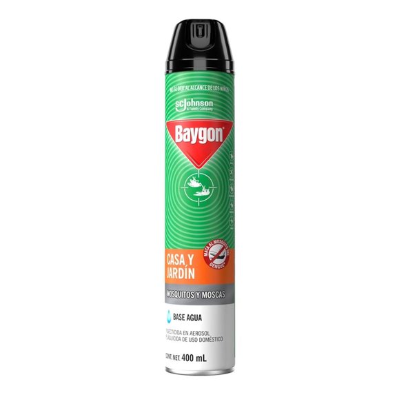 Insecticida en Aerosol Baygon Casa y Jardín 400 Ml