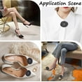 thumbnail image 5 of 1 Box 2Pcs Alloy Rhinestone Shoe Clips Removable Black Bead Shoe Charms Embellishments Crystal Shoes Jewelry Clip Buckles for Women Heels Bridal Wedding Party Bags Hats Accessories, 5 of 6