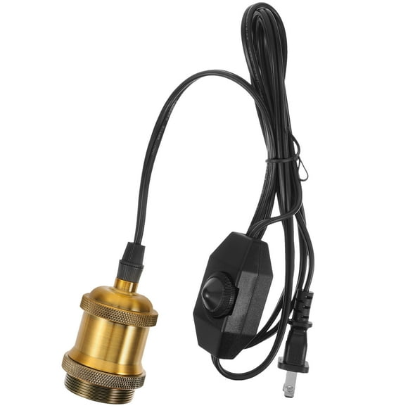 Plug in Pendant Cord Light Bulb Socket with Cord Lamp Replacement Pendant Light Cord Fixture(US Plug)