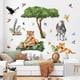 thumbnail image 4 of Adhesivos de Pared Supzone Animales de Safari en la Jungla para Cuarto de Niños en Vinilo, 4 of 6