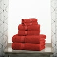 thumbnail image 3 of Premium Egyptian Cotton Highly Absorbent Assorted 6-Piece Plush Towel Set - 30" x 55", 20" x 30", 13" x 13", 3 of 9