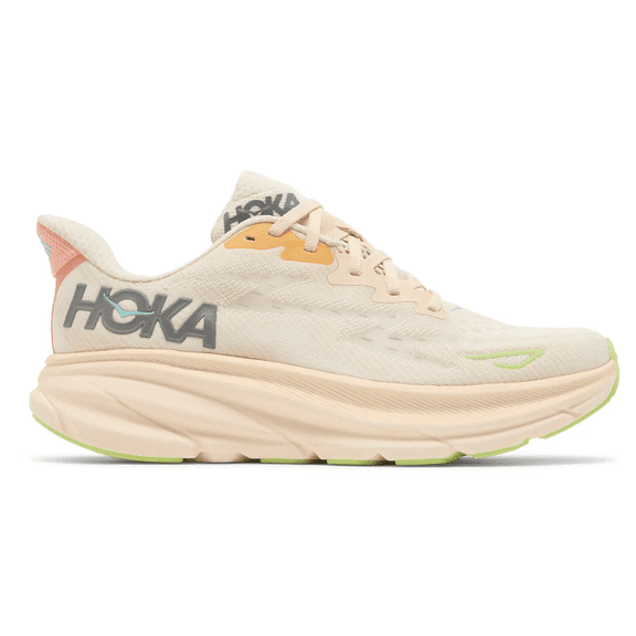 Hoka One Women's Clifton 9 Every day Shoes, Size 10.5 US ( Standard ) / Vanilla/Astral