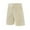 Khaki, variant on BXINGOHAI Men's Shorts Casual Elastic Waist Drawstring Lightweight Summer Beach Shorts with Pockets Black,3XL