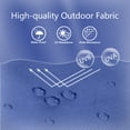thumbnail image 5 of Abble 11FT Outdoor Patio Umbrella with Crank Handle, Market Umbrella with 8 Sturdy Umbrella Ribs, Waterproof for Garden Deck Backyard Pool, Navy Blue, 5 of 7