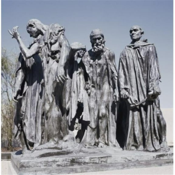 BrainBoosters Burghers of Calais Auguste Rodin 1840-1917 18" x 24" Poster