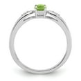 thumbnail image 2 of Primal Gold 14 Karat White Gold Peridot and Diamond Ring, 2 of 5