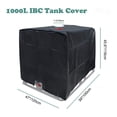 thumbnail image 3 of Contenedor Cubierta de Aluminio Tanque de Agua de Lluvia Tela Oxford Parasol Capucha Protectora a Prueba de Agua 1000 L Tanque de Agua de jardín Negro, 3 of 5