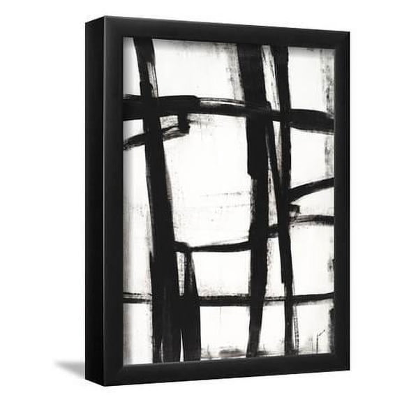 Expessive Silence II, Abstract Framed Art Print Wall Art by Sydney Edmunds