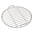 thumbnail image 1 of Parrilla de acero inoxidable para barbacoa - Parrilla de acero inoxidable para exteriores - Redonda - 43 cm - Parrilla para barbacoa - Parrilla para barbacoa - Plateada, 1 of 5