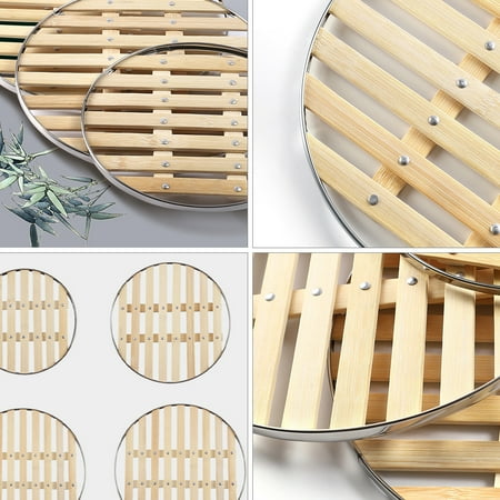 

Steam Rack 2pcs Round Steaming Rack Food Steamer Rack Steaming Holder Cooking Supplies