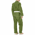 thumbnail image 2 of Reevo Guard Ultralight BJJ Gi for Kids with White Belt - Army Green/C1, 2 of 6