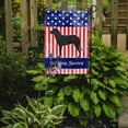 thumbnail image 2 of Carolines Treasures BB8427GF Majorca Shepherd Dog American Flag Garden Size  Small multicolor, 2 of 3