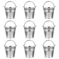 thumbnail image 1 of HLONK 10Pcs Mini Snack Bucket Party Candy Storage Barrel Biscuit Packing Bucket Silver, 1 of 7