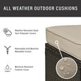 thumbnail image 2 of Crosley Furniture Palm Harbor Swivel Rocker Outdoor Chair, Wicker Patio Chairs for Porch, Deck, Balcony, 2 of 2