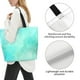 thumbnail image 3 of Fotbe Cyan Mint Marble Bolsa Tote Estética de Lona con Estampado para Mujer - Bolsa Reutilizable de Hombro Casual para Vacaciones, Compras, Trabajo y Gimnasio, 3 of 8