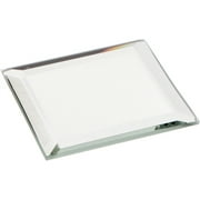 Plymor Square 3mm Beveled Glass Mirror, 2 inch x 2 inch
