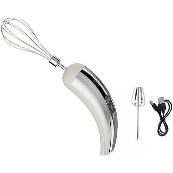 Lumkix Stainless Steel Electric Handheld Whisk 304 Grade Battery Powered Mixer