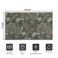 thumbnail image 5 of Green Pioneer Flower Pattern Door Rugs,Washable Non Slip Door Mats Indoor,Decorative Door Mats,Entry Mat Indoor for Entrance,Bedroom,Kitchen,Bathroom,17"x30", 5 of 6