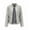 Gray, variant on Lolmot Womens Slim Leather Stand Collar Zip Motorcycle Suit Belt Coat Jacket Tops