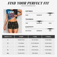 thumbnail image 5 of Logiee Paris Romantic Print Women's Biker Shorts,Workout Gym Shorts,Scrunch Shorts,Tummy Control Hidden Scrunch Running Yoga Shorts-, 5 of 8
