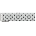 thumbnail image 2 of Floral Upholstery Fabric by the Yard, Rhythmic Grid Motifs Style Background with Symmetrical Dots Roses, Decorative Fabric for DIY and Home Accents, Grey Charcoal Grey by Ambesonne, 2 of 4