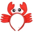 thumbnail image 1 of Bandas de pelo de felpa de cangrejo rojo Diadema de cangrejo de ojo grande creativo Aros de pelo adorables Tocado decorativo Favores divertidos Suministros Adornos, 1 of 6