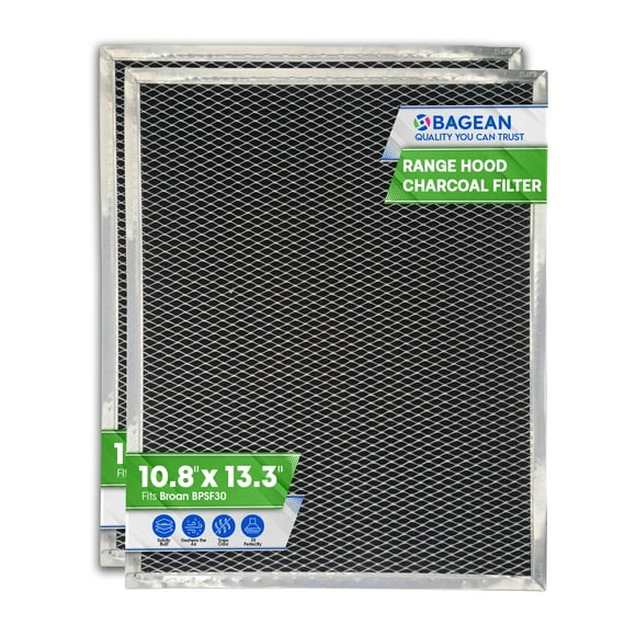 Range Hood Charcoal Filter for 10.81” x 13.31” BPSF30 99010308 Broan Range Hood Filter Replacement - Carbon Ductless Exhaust Hoo