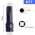 thumbnail image 2 of Electric Drill Socket Adapter Air Impact Wrench Hex Head Socket 12.5Mm Adapter, 2 of 3