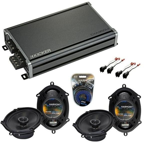 Fits Mazda Mazda3 2004-2009 Speaker Replacement Harmony (2) R68 & CXA360.4 Amp