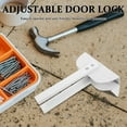 thumbnail image 2 of Adjustable Metal Bifold Door Lock for Child Safety No Installation Needed Double Door Lock for Closets and Cabinets Bifold Door Lock, 2 of 6