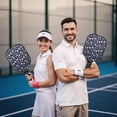thumbnail image 6 of Pickleball Paddles Set,Pioneer Flower Floral Print Pattern Fiberglass Surface Pickleball Racket Set with 2 Indoor Outdoor Pickleball Balls and Pickleball Bag,Pickle-ball Equipment, 6 of 6