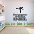 thumbnail image 3 of We Don’t Get Any Marks For Effort Like In Ice Skating Ice Skating Motivational Quote Quotes Wall Sticker Vinyl Decal Home Decor Room Living Room Bedroom Decoration Sticker Decal Size (20x20 inch), 3 of 3