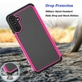 thumbnail image 7 of Takfox For Samsung Galaxy A13(5G)Phone Case Heavy Duty Shockproof Rugged Cover Hard Plastic & Soft Silicone Dual Layer Protective Bumper Phone Case for Galaxy A13(5G),Rose, 7 of 7