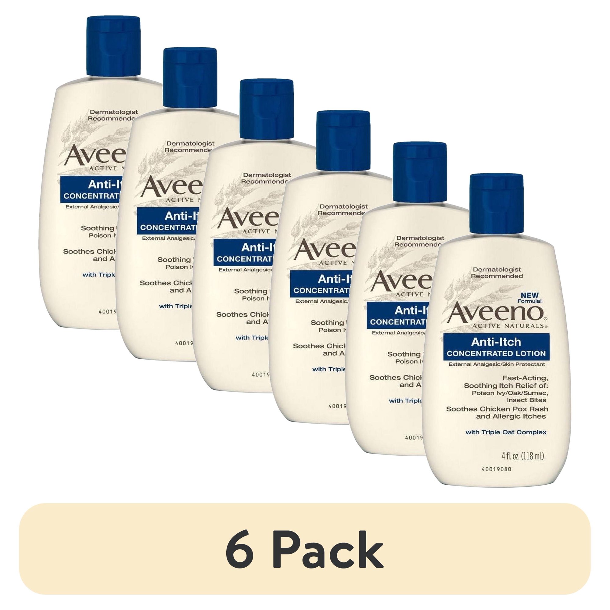 (6 pack) Aveeno Anti-Itch Concentrated Lotion - 4 oz