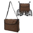 thumbnail image 4 of Sac de Rangement pour Fauteuil Roulant, Léger Pratique Grande Capacité Sac en Coton Matelassé Multifonction pour Scooter Marron, 4 of 8