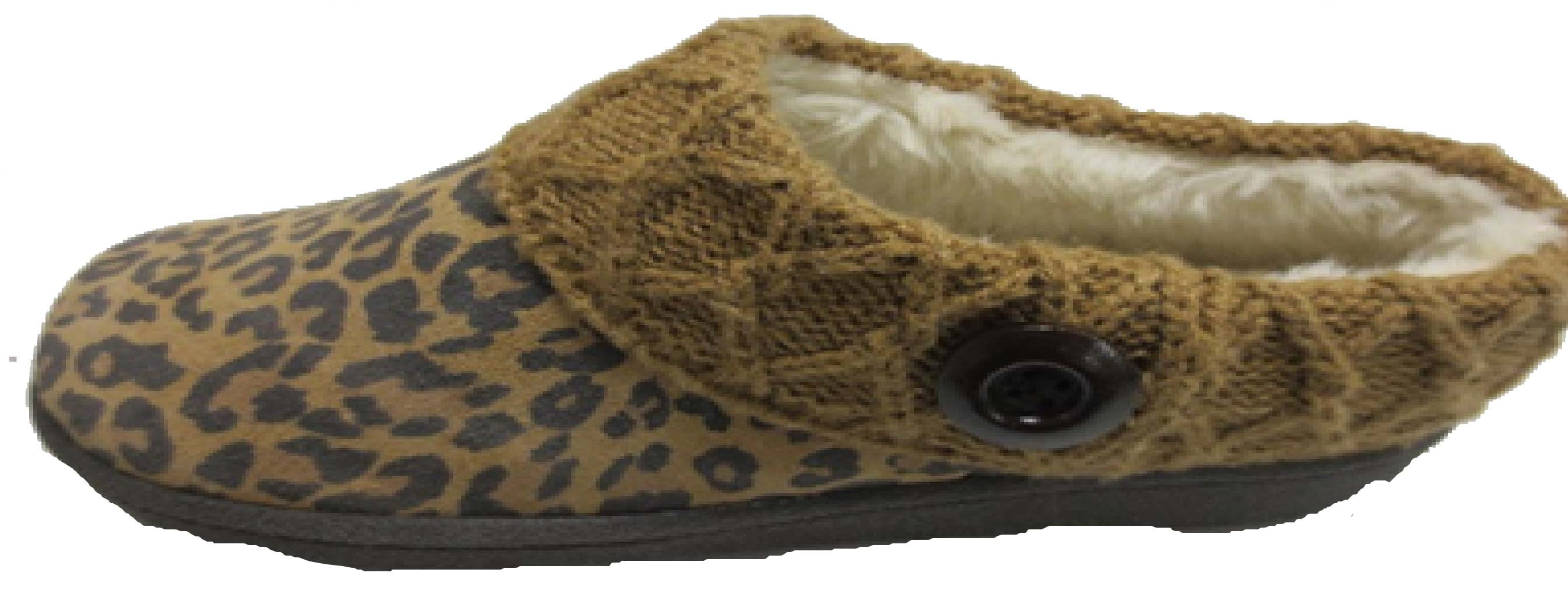 clarks leopard slipper