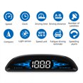 thumbnail image 2 of keepw Car Speedometer LED Digital On-board USB Head Up Display HUD Odometer Clock Multifunctional Truck Driving Speed Gauge, 2 of 6
