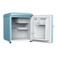 Galanz 1.7 Cu ft Retro Mini Fridge, Blue, Estar, New