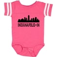 thumbnail image 3 of Inktastic Indianapolis Indiana City Skyline Boys or Girls Baby Bodysuit, 3 of 5