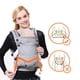 thumbnail image 5 of Asiento de cadera para bebé, taburete de cintura para bebé para niño pequeño con correa ajustable, bolsillo con hebilla, almacenamiento interior suave y enorme (gris), 5 of 5