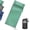 green, variant on Lightweight Sleeping Bag Liner, Travel Sheets and Adults Sleep Sack, 220 x 95cm with Full Lockable Zipper and Travel Buckle - Portable & Easy Care, Idea for Backpacking, Camping, Hotels, and Trips