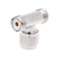 thumbnail image 5 of Para conector RF triple UHF macho PL259 en forma de T a 2 UHF hembra SO239, coaxial de 3 vías, 5 of 5