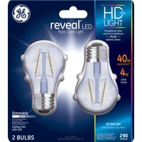GE LED HD Reveal 40W Equivalent A15 Ceiling Fan 2 Pack